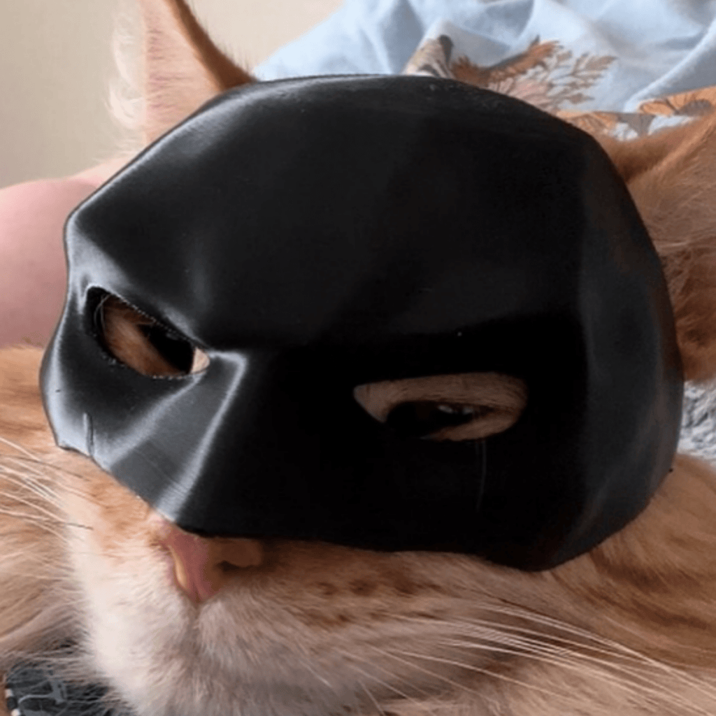 Batmeow - 3D - Geprint Superhelden Kattenmasker - Mivero