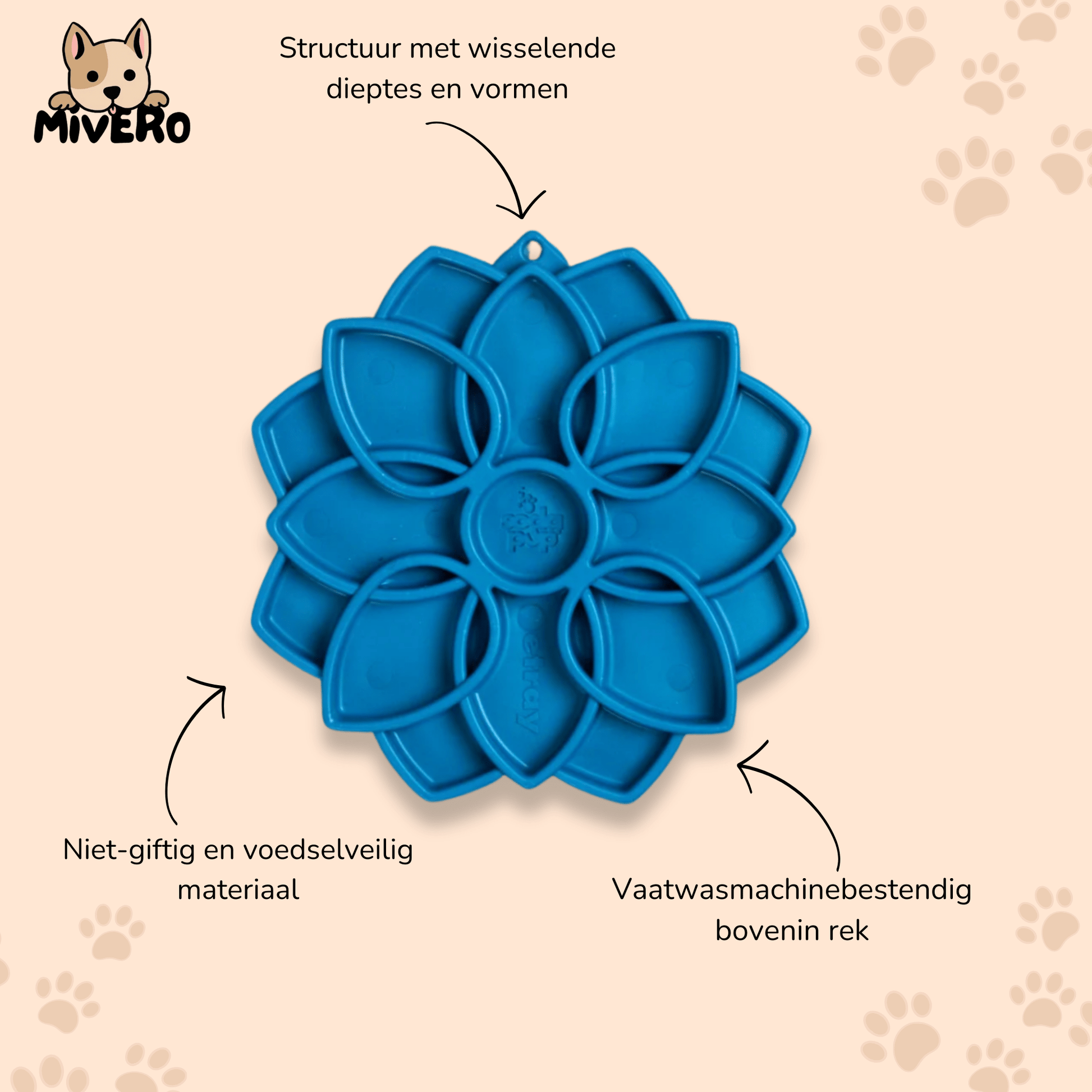 Bowlsy - Mandala Snuffel - voerbak - Mivero