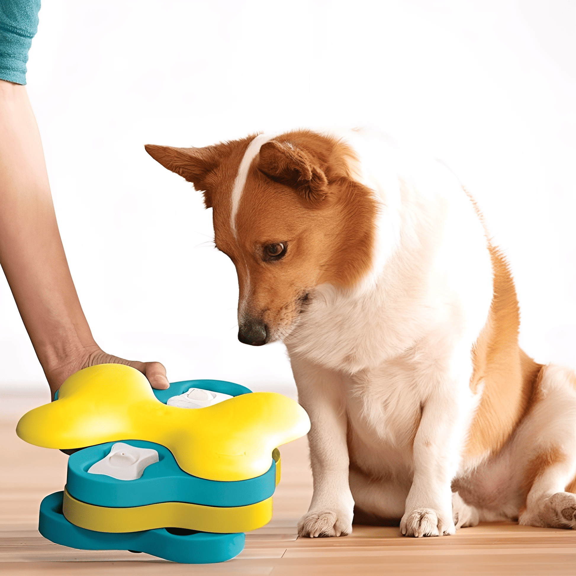 BrainBowl - Draaischijven Voerpuzzel Hondenspeeltje - Mivero