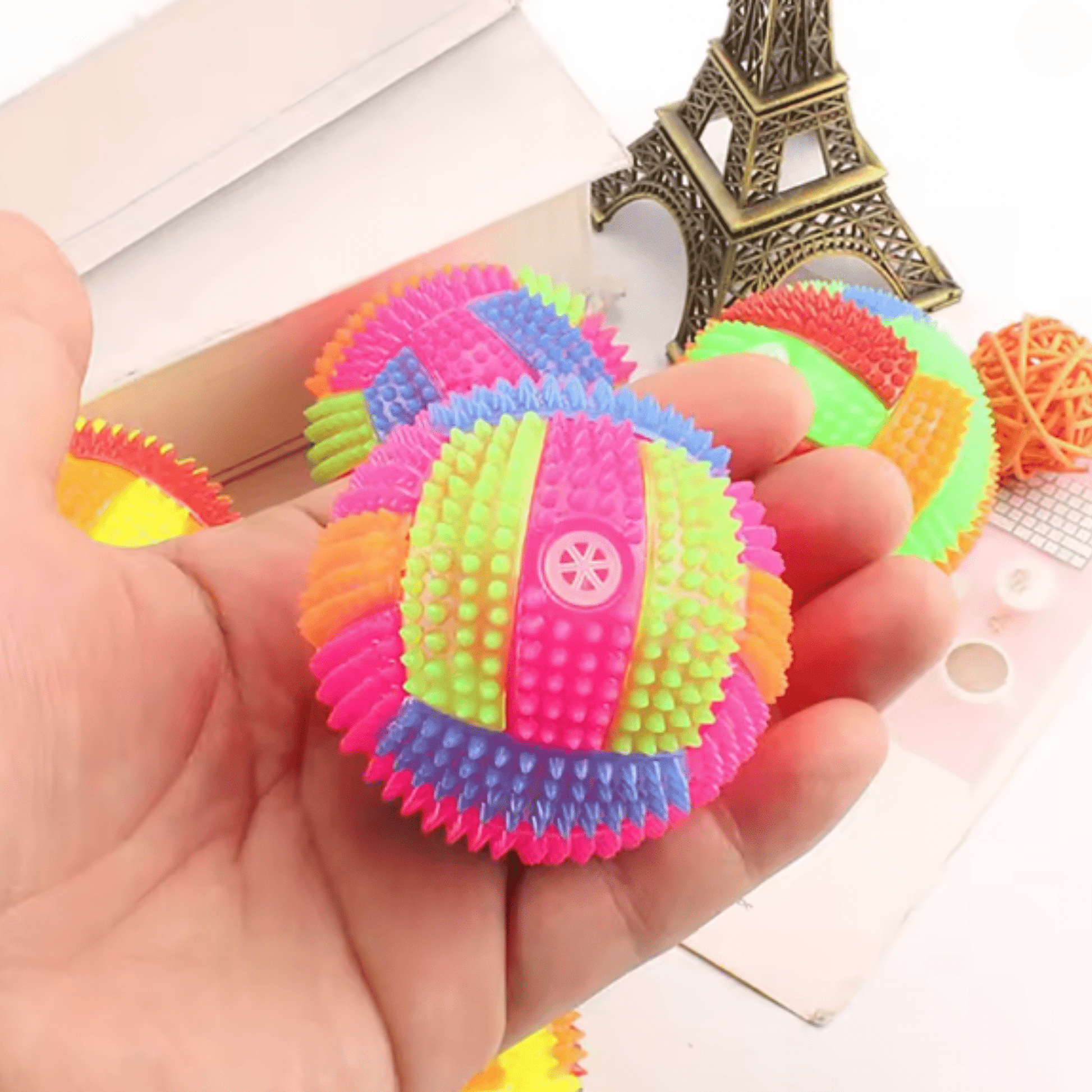 BrightChomp - Interactieve Lichtgevende Kauwbal - Mivero