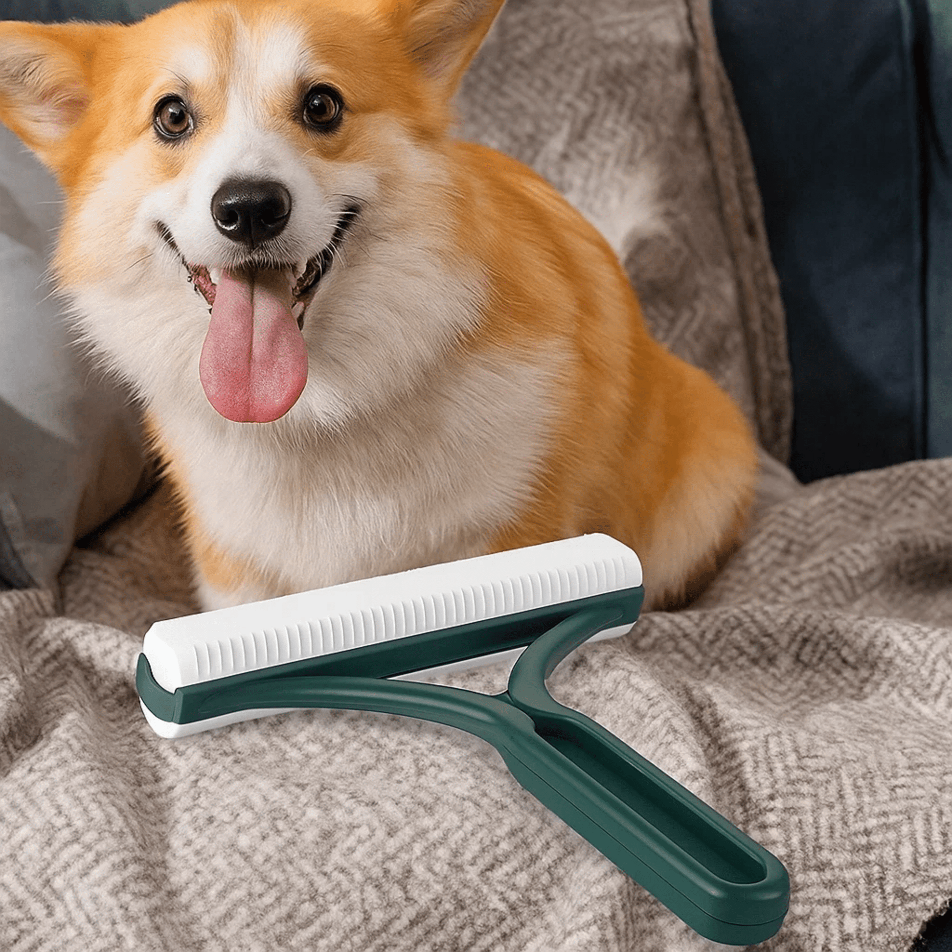 Brushie - Herbruikbare Pluizenverwijderaar Huisdieren - Mivero