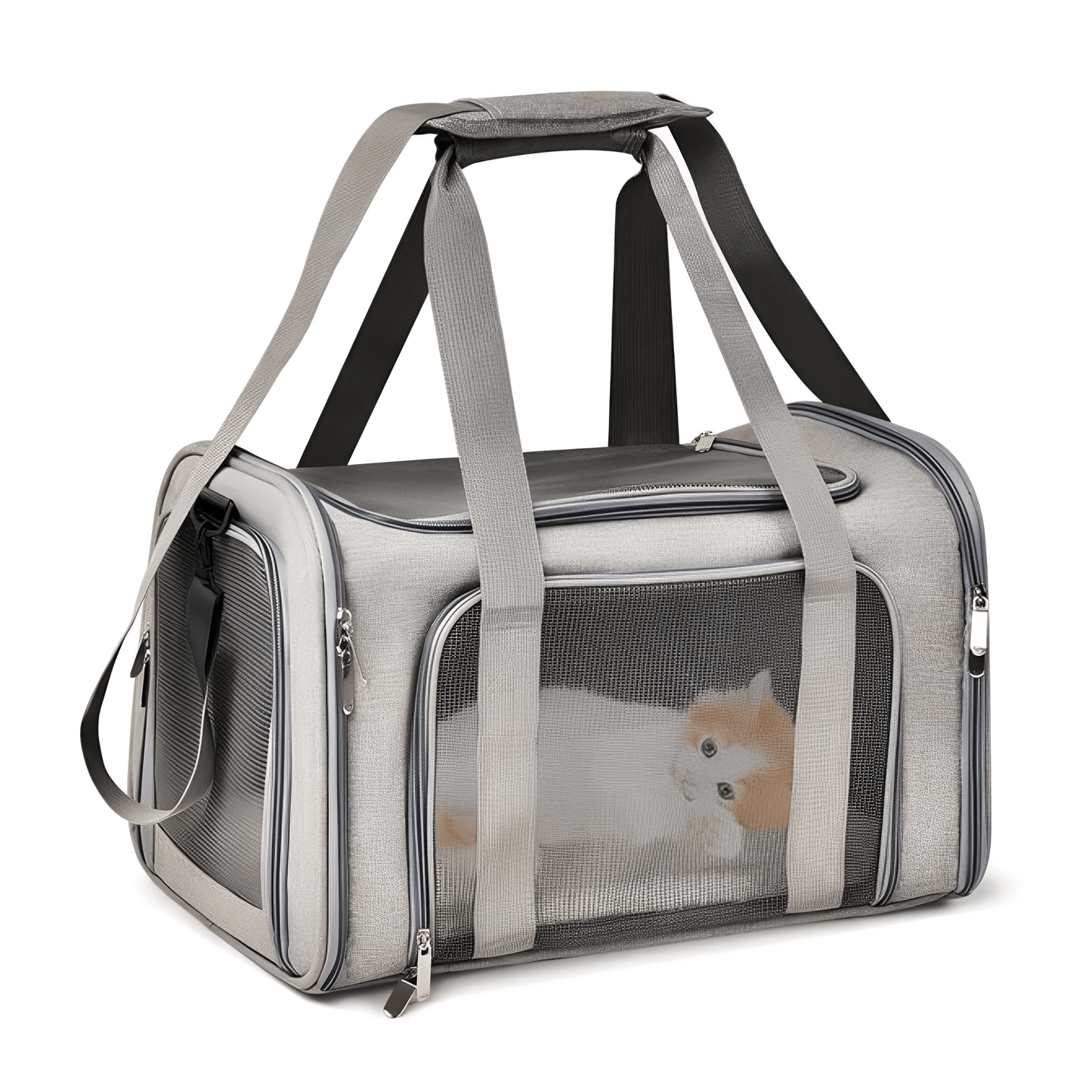 carrypaws - uitbreidbare rolkoffer draagtas - mivero