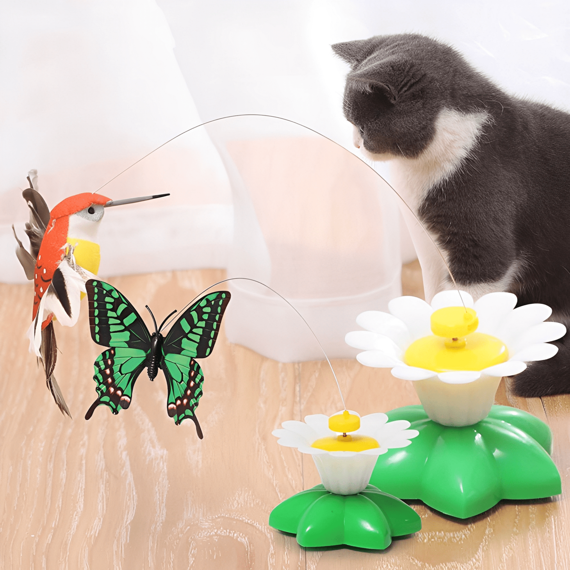 CatCho - Interactief Bewegend Kattenspeeltje - Mivero