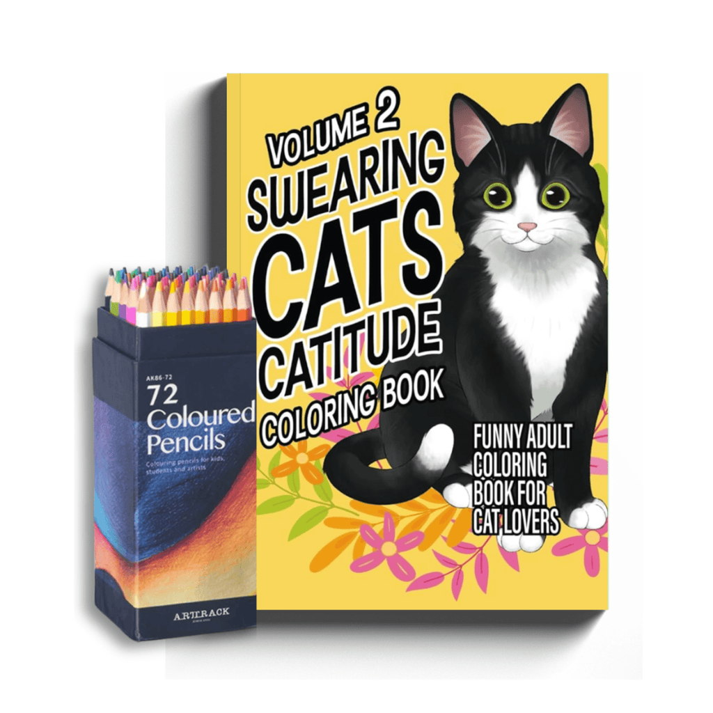 Cattitude Deel 2 – Het Hilarische Kattenkleurboek - Mivero