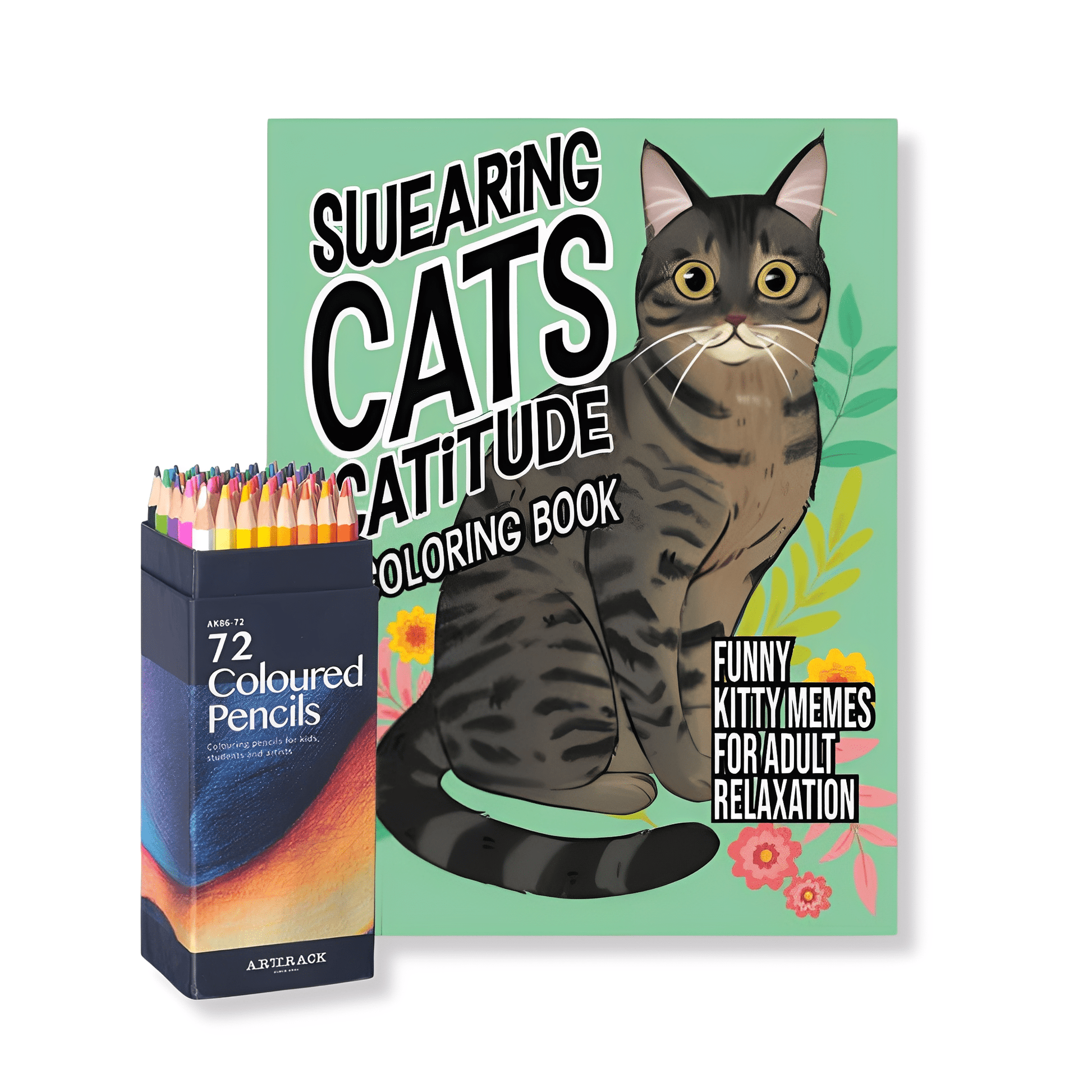 Cattitude - Hilarische Katten Kleurboek - Mivero