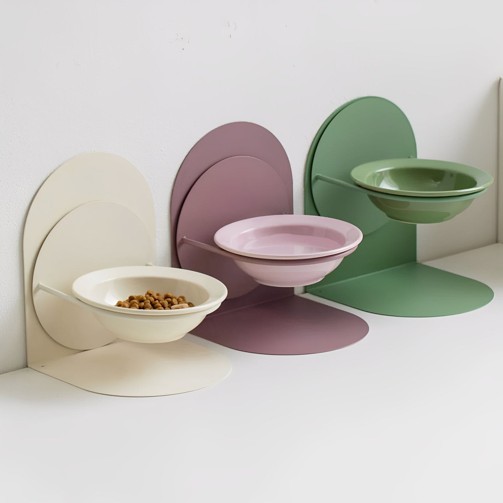 Cerakatt - Verhoogde Keramische Kattenvoerbak - Mivero