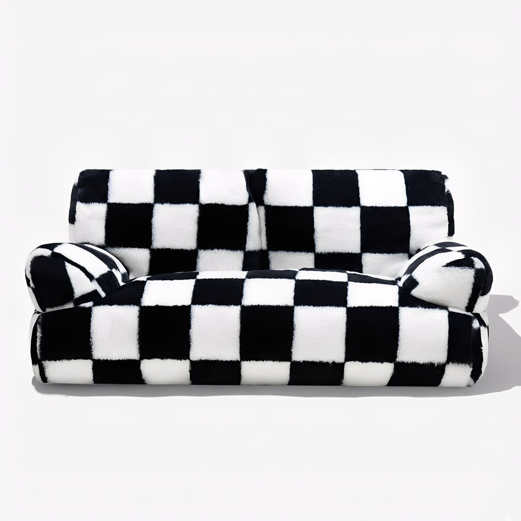 CheckNest - Kattenbed Geruit Wasbaar Antislip - Mivero