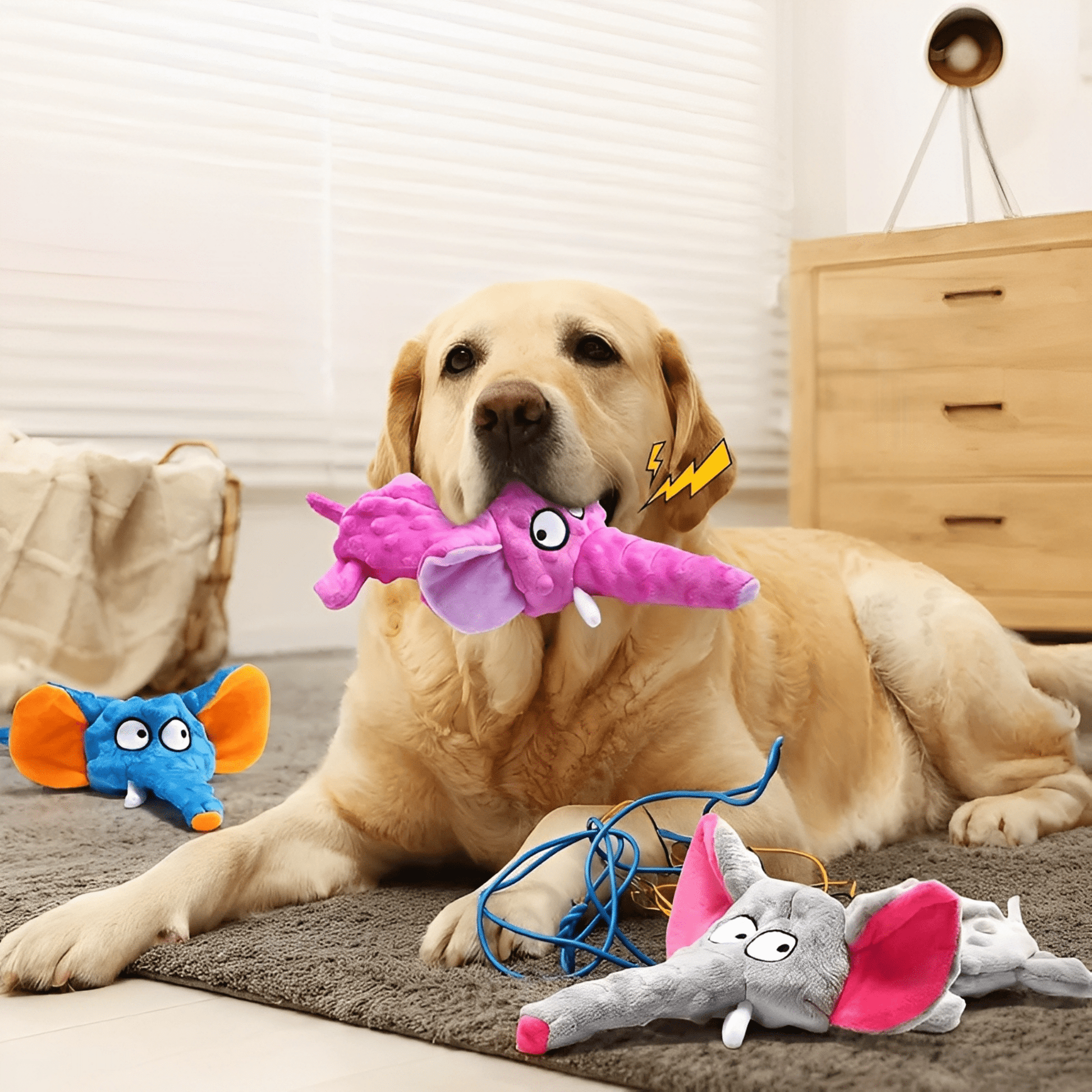 ChewBuddy - Kauwbestendig Knuffelspeeltje Hond - Mivero