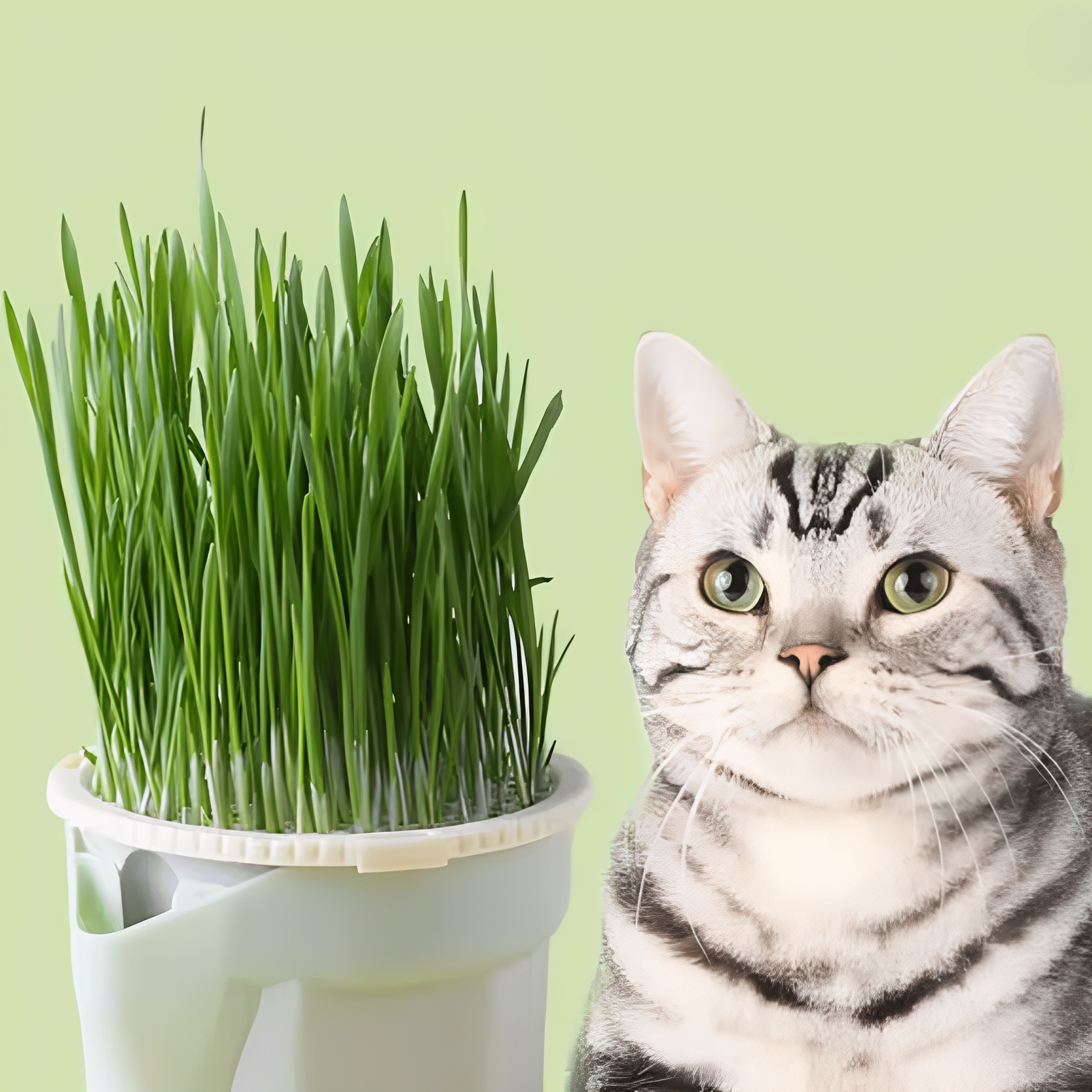 Chewfresh - Herbruikbare Kattenkruid Kweekbeker - Mivero