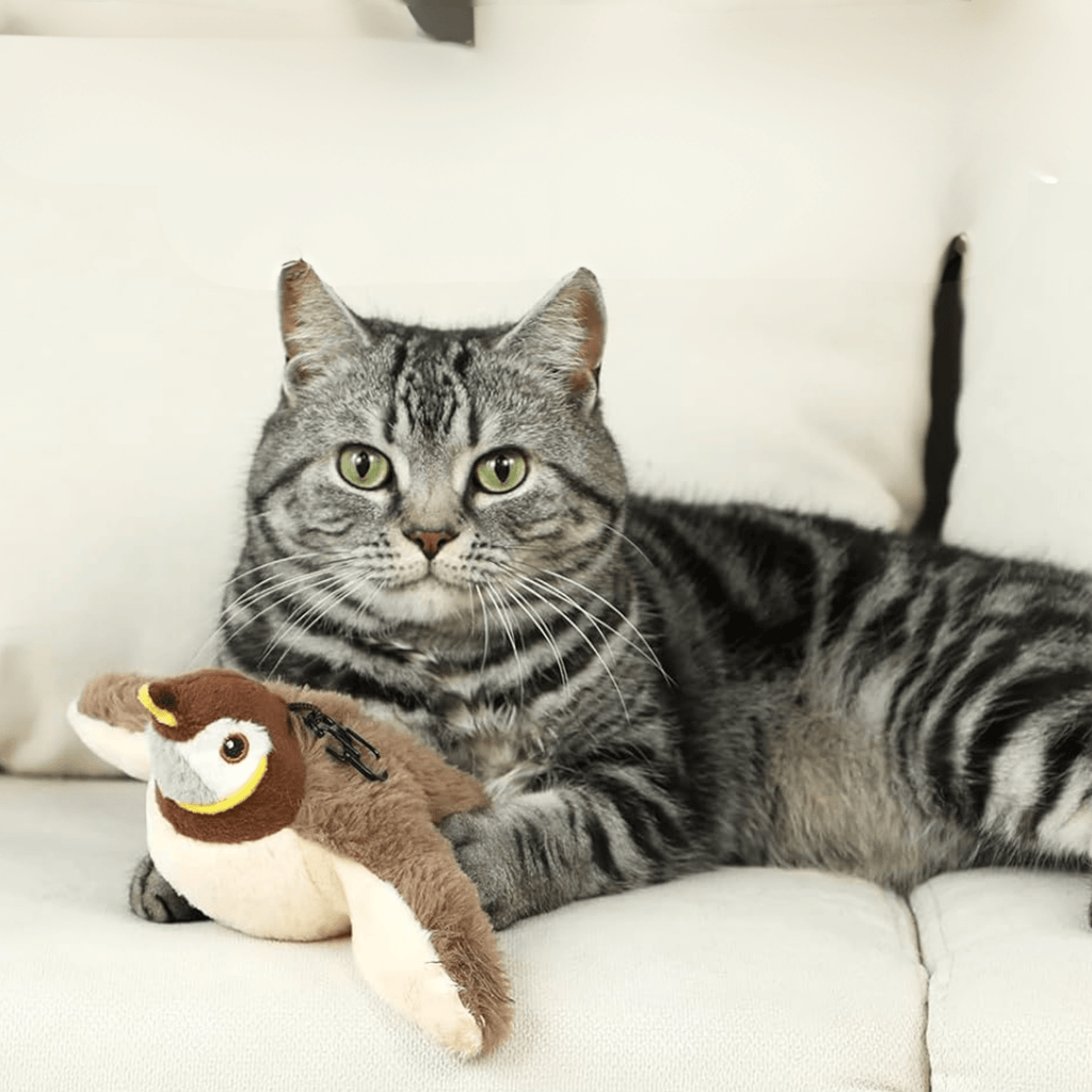 ChirpFly - Katten Speelgoed Interactieve Vogel 2.0 - Mivero