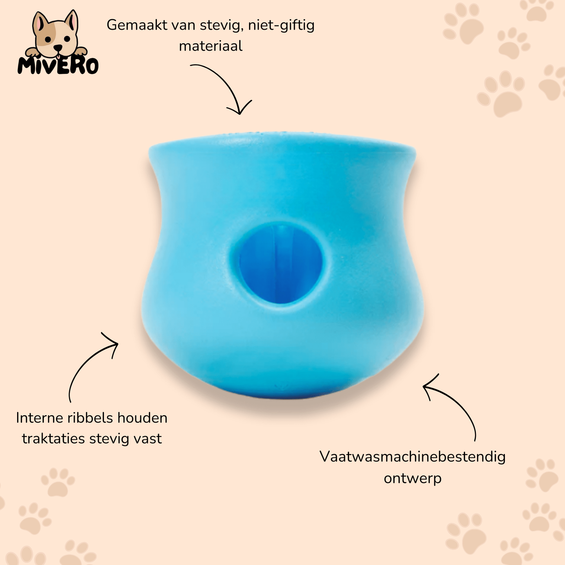 Chompzen - Interactief Puzzel Hondenspeeltje - Mivero