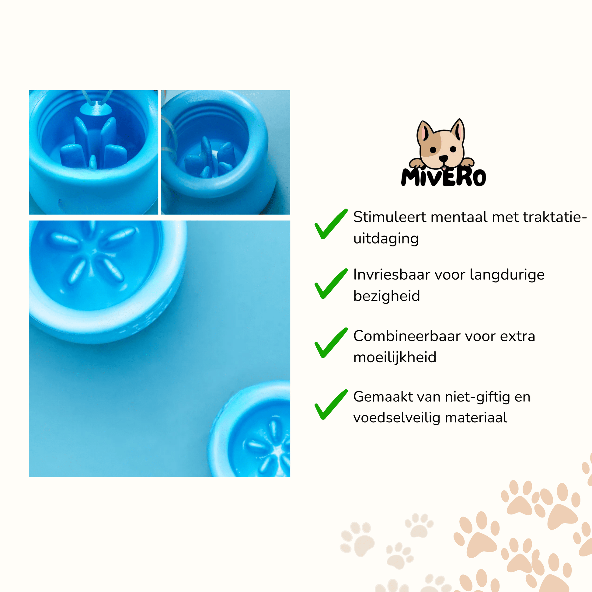 Chompzen - Interactief Puzzel Hondenspeeltje - Mivero