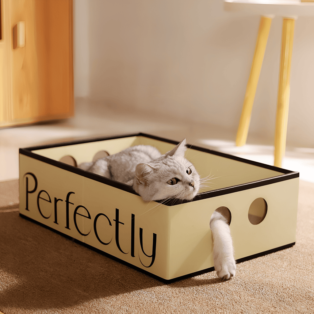 Clawzy - Ovale Kartonnen Krabmand - Mivero