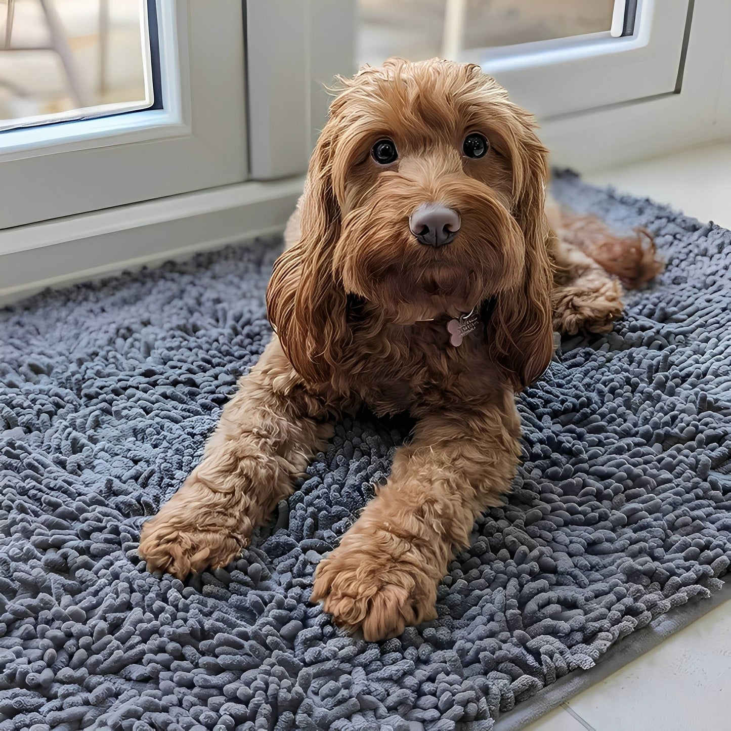 cleanpaw - honden deurmat absorberend antislip - mivero