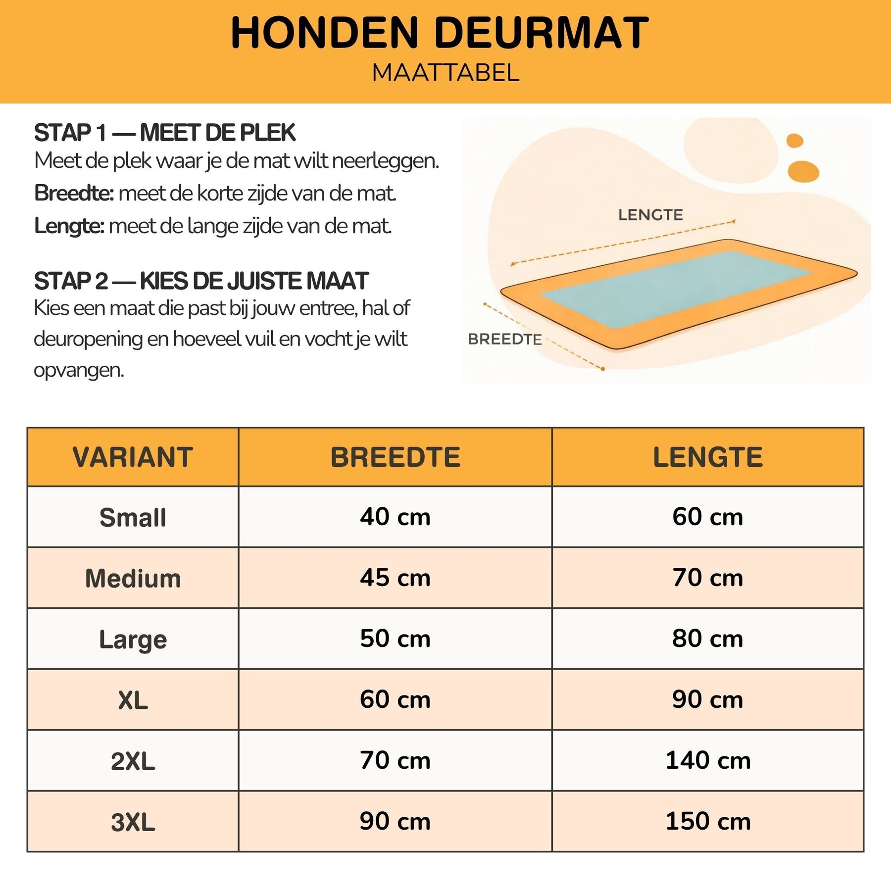 CleanPaw - Honden Deurmat Absorberend Antislip - Mivero