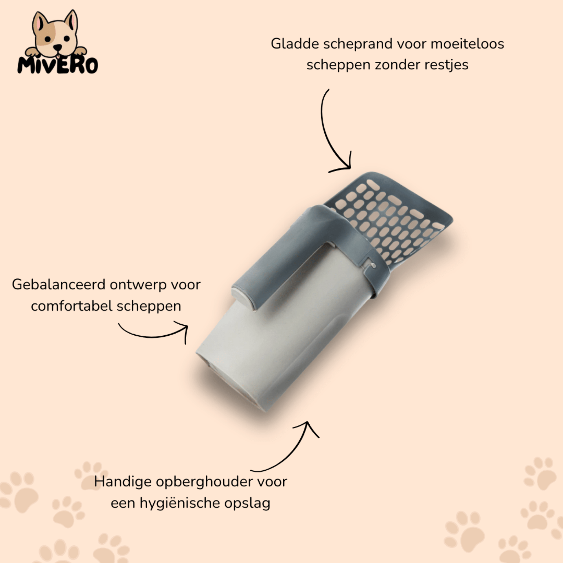 ClumpClear - Hygiënische Opslag Kattenschep - Mivero