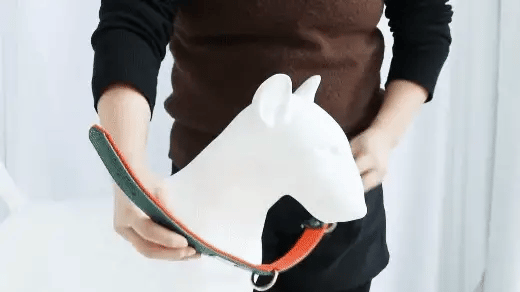 PawID - Gegraveerde Leren Hondenhalsband