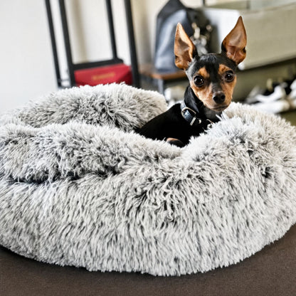 CozyCave - Fluffy Hondenmand met Dak - Mivero