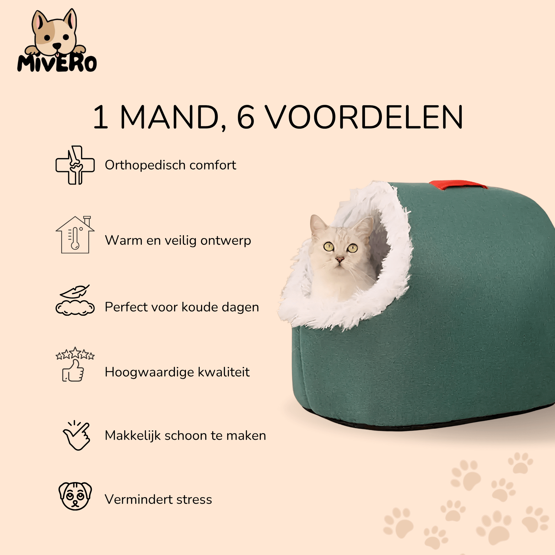 CozyNest - Warme en veilige schuilplaats voor huisdieren - Mivero
