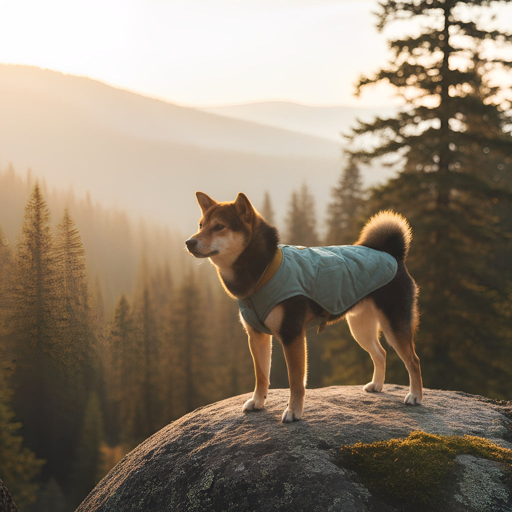 CozyShield - Hondenjas gewatteerd waterafstotend met riemopening - Mivero