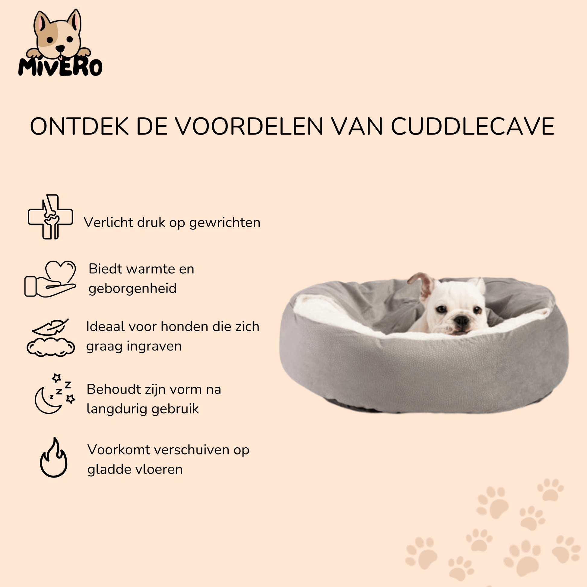CuddleCave - Knusse Graafbare Huisdiermand - Mivero