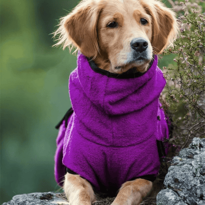 CuddleCoat - Absorberende Katoen - Frotté Hondenbadjas - Mivero