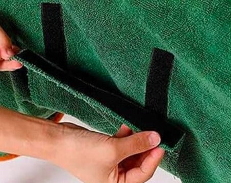 CuddleCoat - Hondenbadjas van Microvezel met Klittenband - Mivero