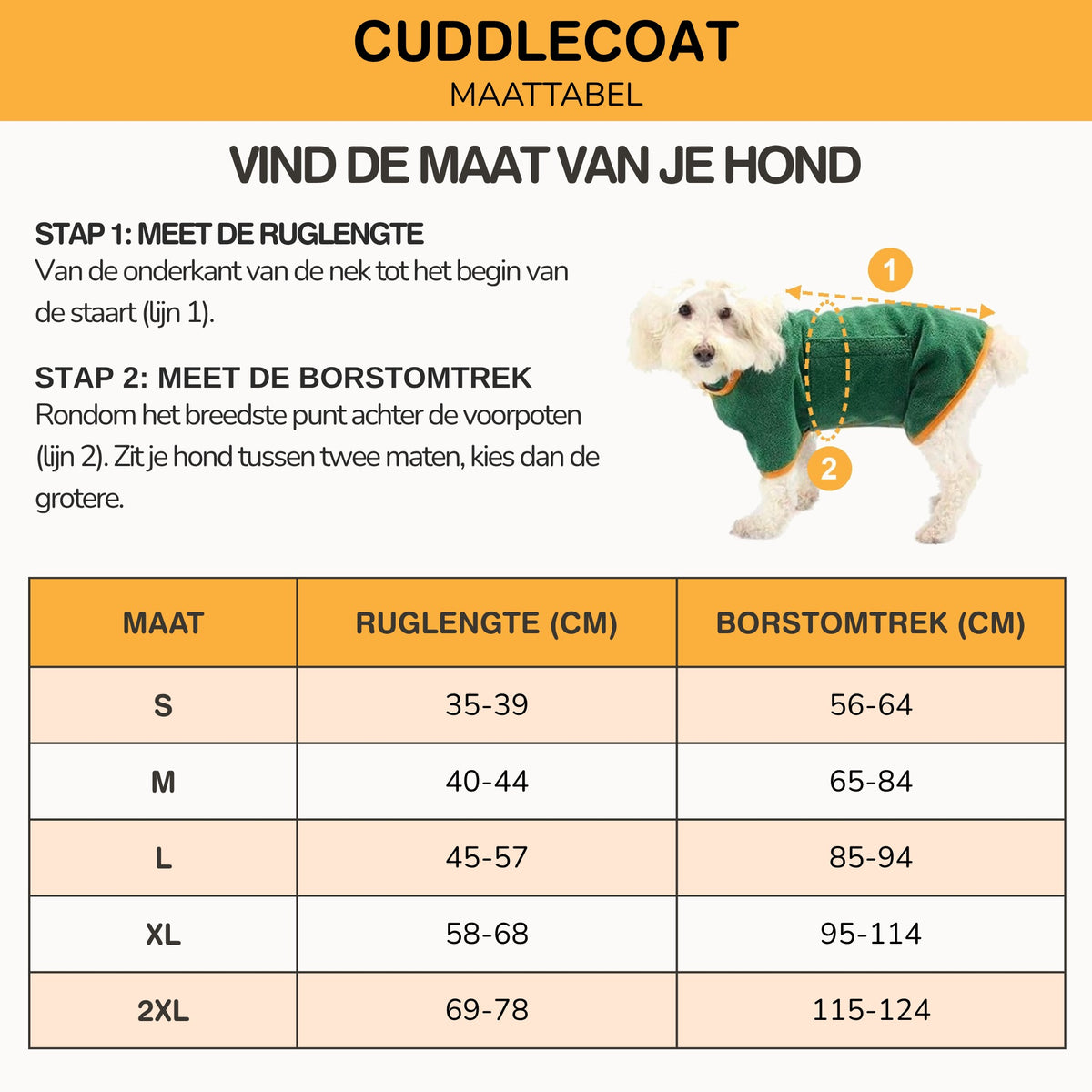 CuddleCoat - Hondenbadjas van Microvezel met Klittenband - Mivero