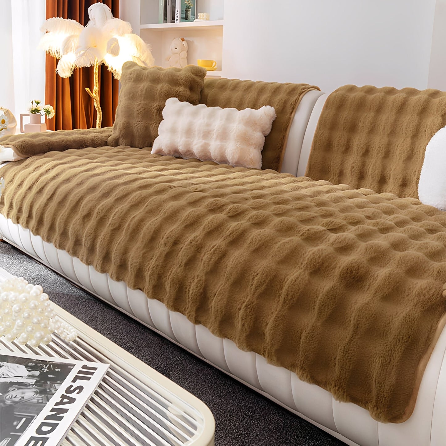 cuddlelock - bankhoes honden antislip pluche - mivero