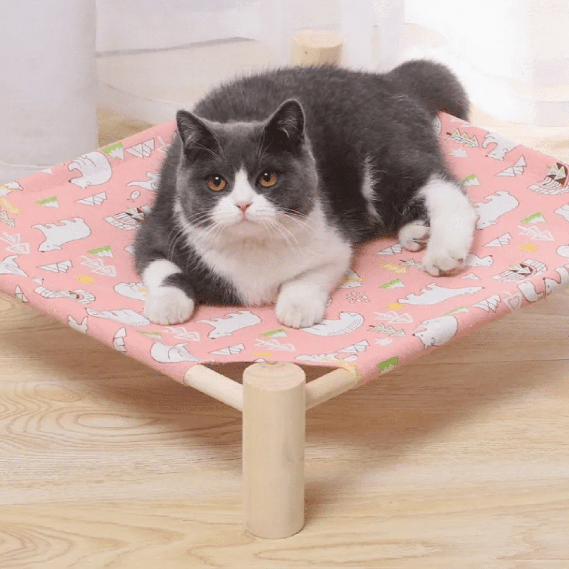 Cushura - Verhoogde Vochtwerende Kattenhangmat - Mivero