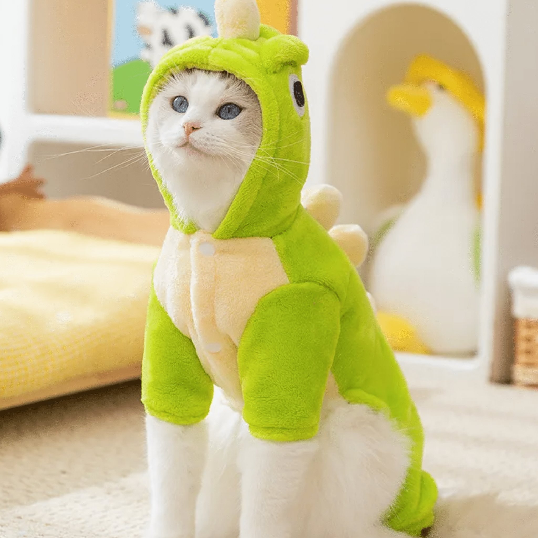 DinoSnug - Fleece Dinosaurus Huisdierkostuum - Mivero