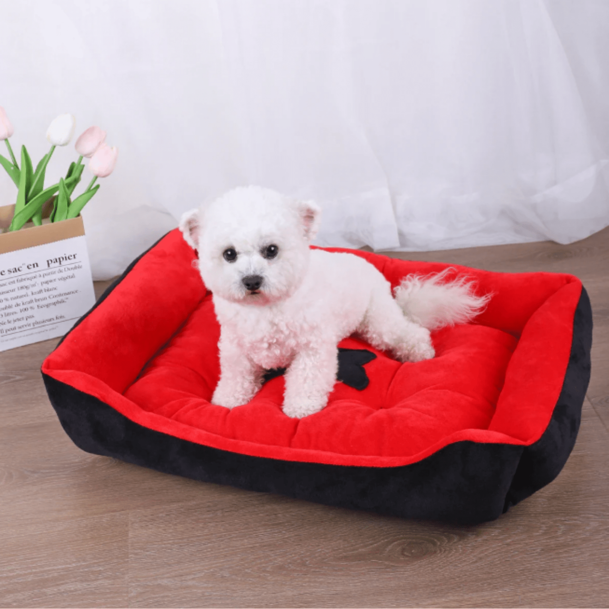 DreamBed - Pluche Knusse Huisdierenmand - Mivero