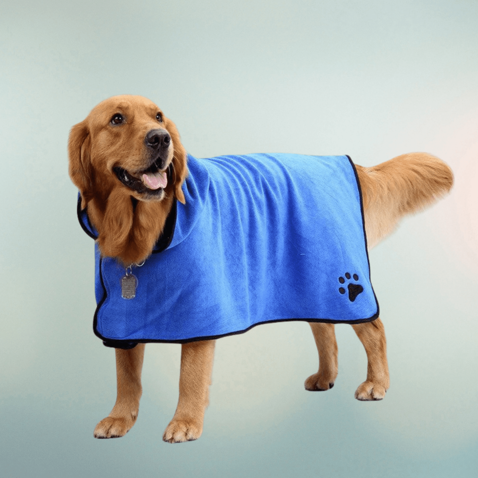 Droogie - Absorberende Microvezel Hondenbadjas - Mivero