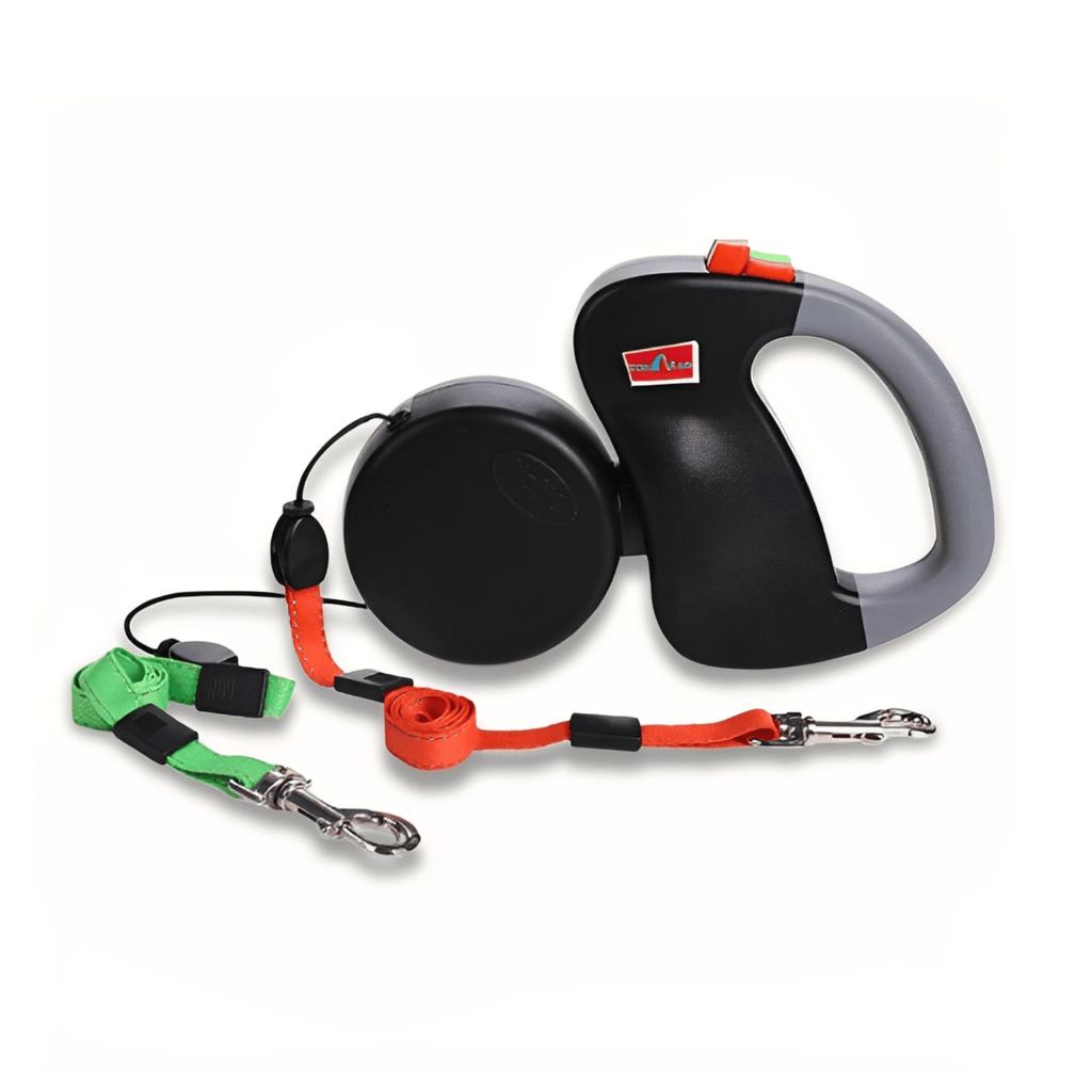 DualLeash - Nooit meer in de knoop met je hondenriem! - Mivero