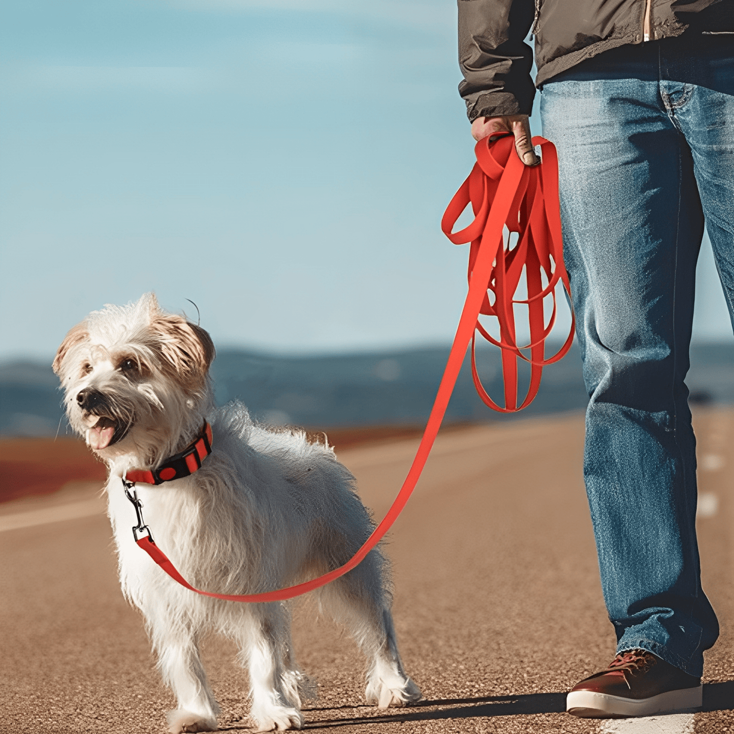 duratrail - waterafstotende trainings schleppleine - mivero