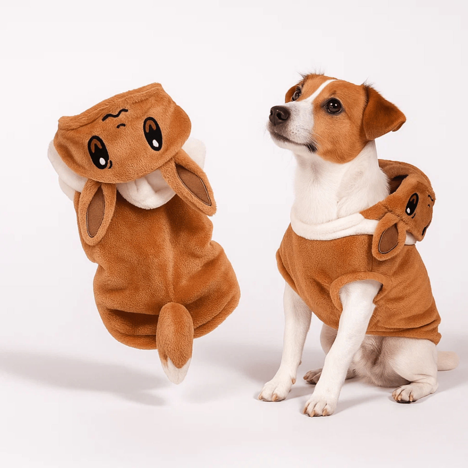 Eeveest - Pluche Klittenband Huisdierkostuum - Mivero