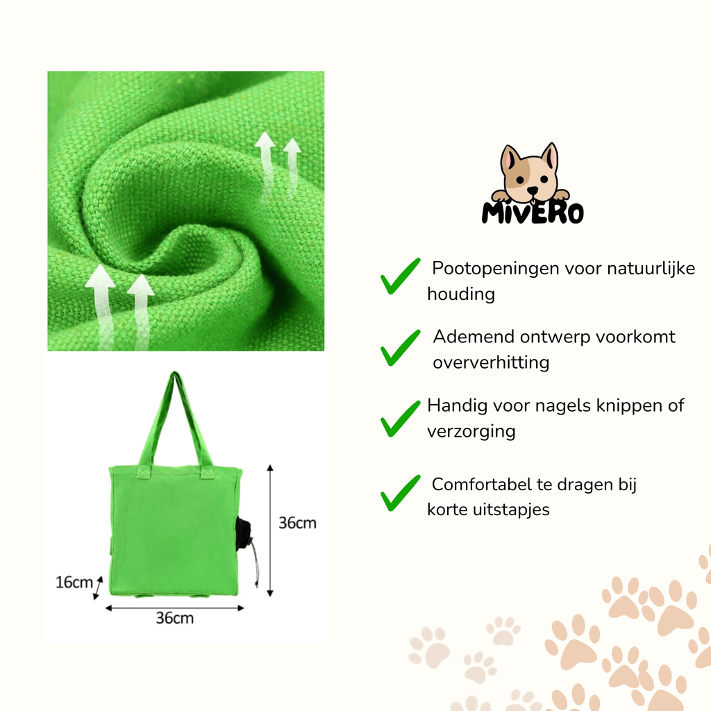 Flexicat - Ademende Verzorgings Draagtas - Mivero