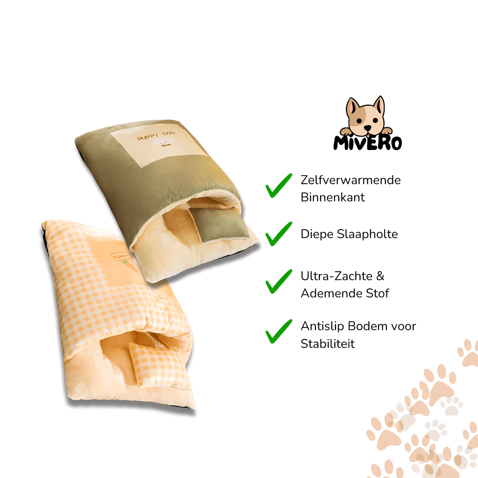 FluffCove - Gesloten Verkoelend Kattenbed - Mivero