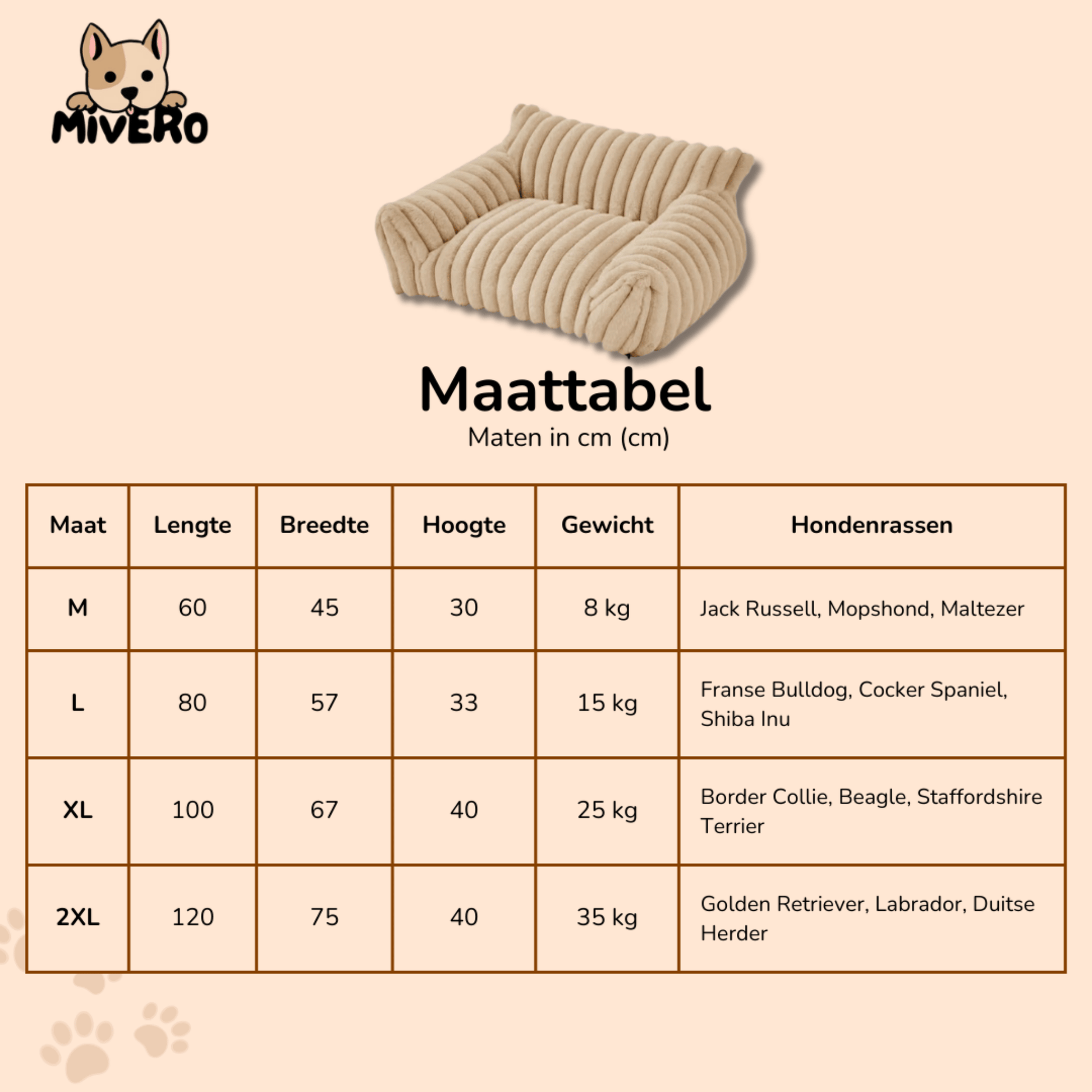 FluffEase - Orthopedische Sofa Hondenmand - Mivero