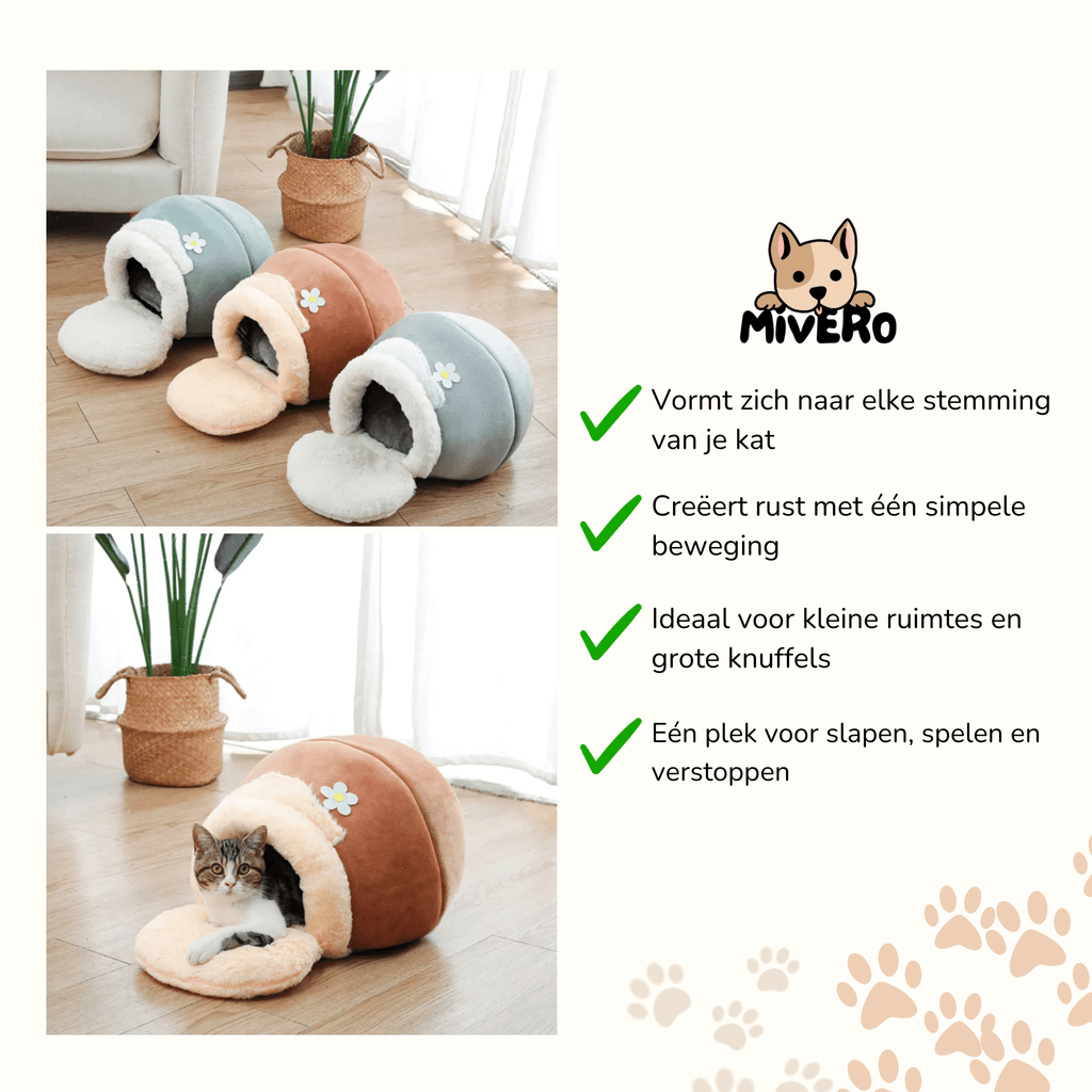 Fluffin - Multifunctionele Knuffel Schuilplaats - Mivero