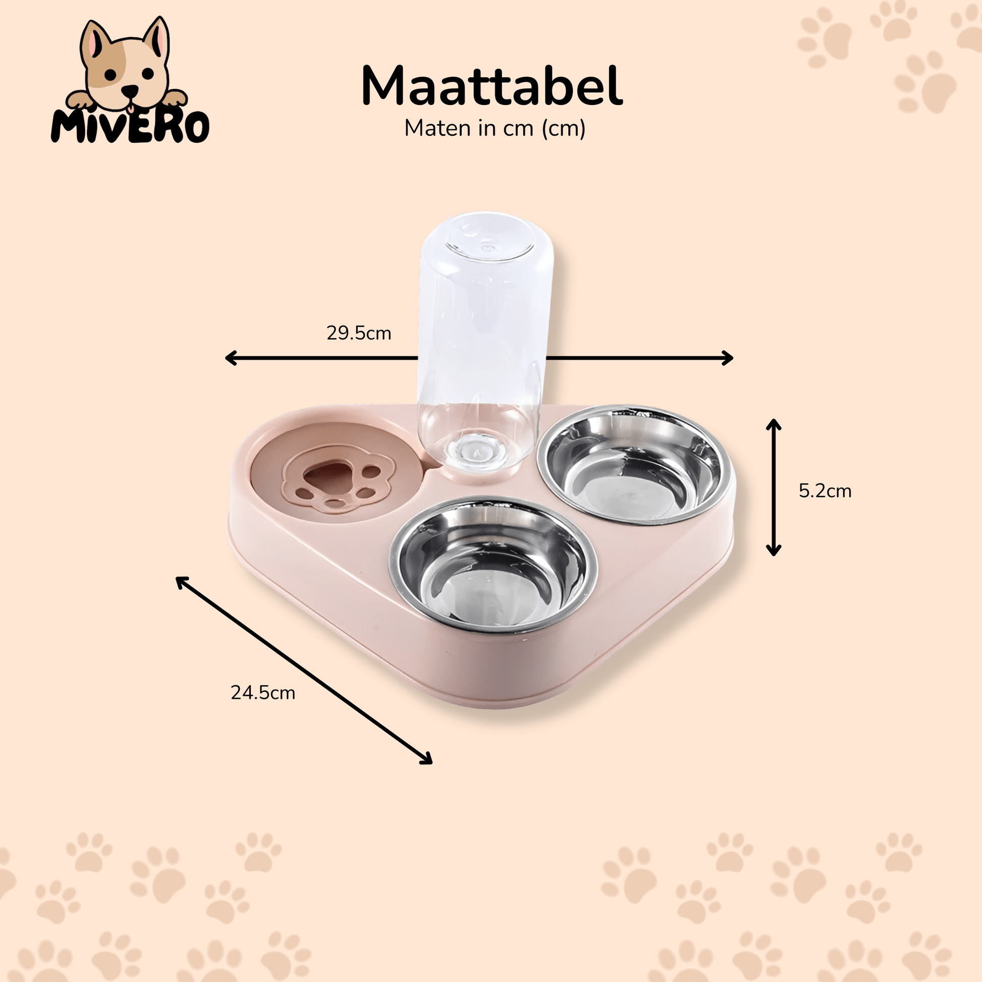 FreshSip - Automatische Antislip Drinkbak - Mivero