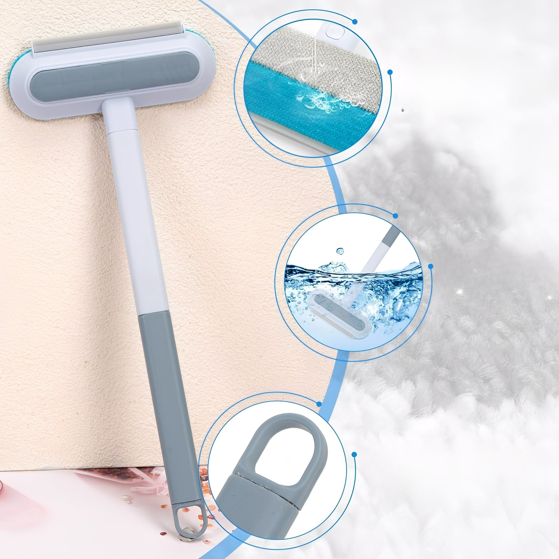 FurSweep - Dubbelzijdige Schraper Haarverwijderaar - Mivero