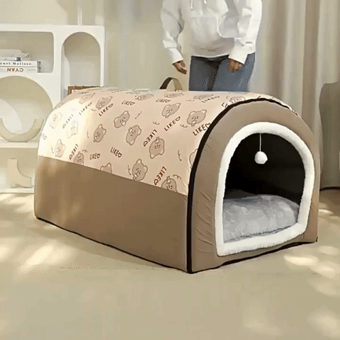 WarmNest - Verhoogd Veiligheids Hondenbed