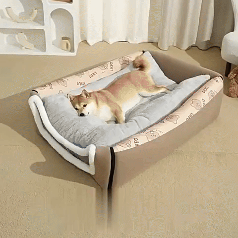 WarmNest - Verhoogd Veiligheids Hondenbed
