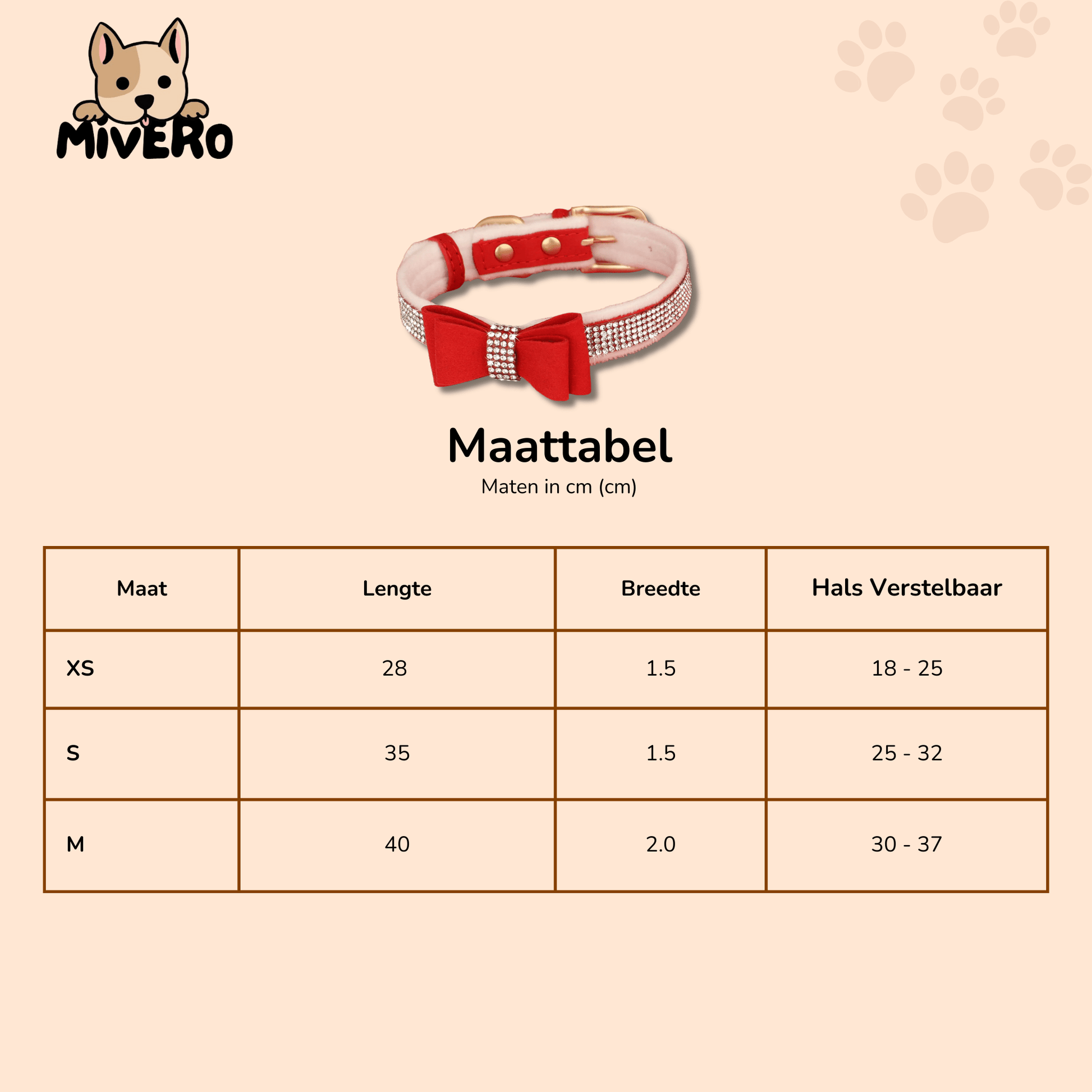 GlamPaw - Sprankelende Luxe Huisdierhalsband - Mivero