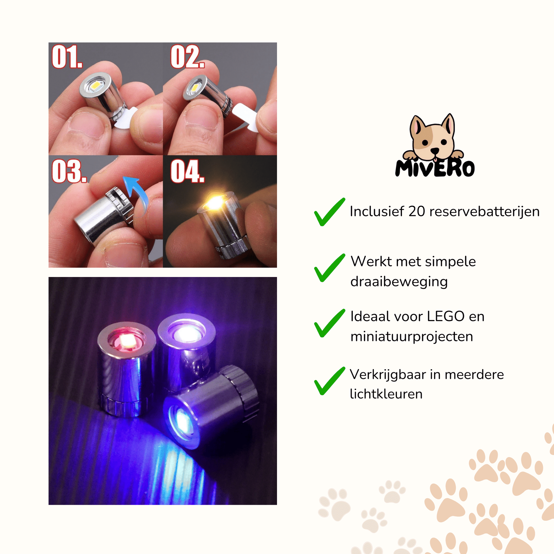 Glowbit - Miniatuur LED Verlichtingsset - Mivero