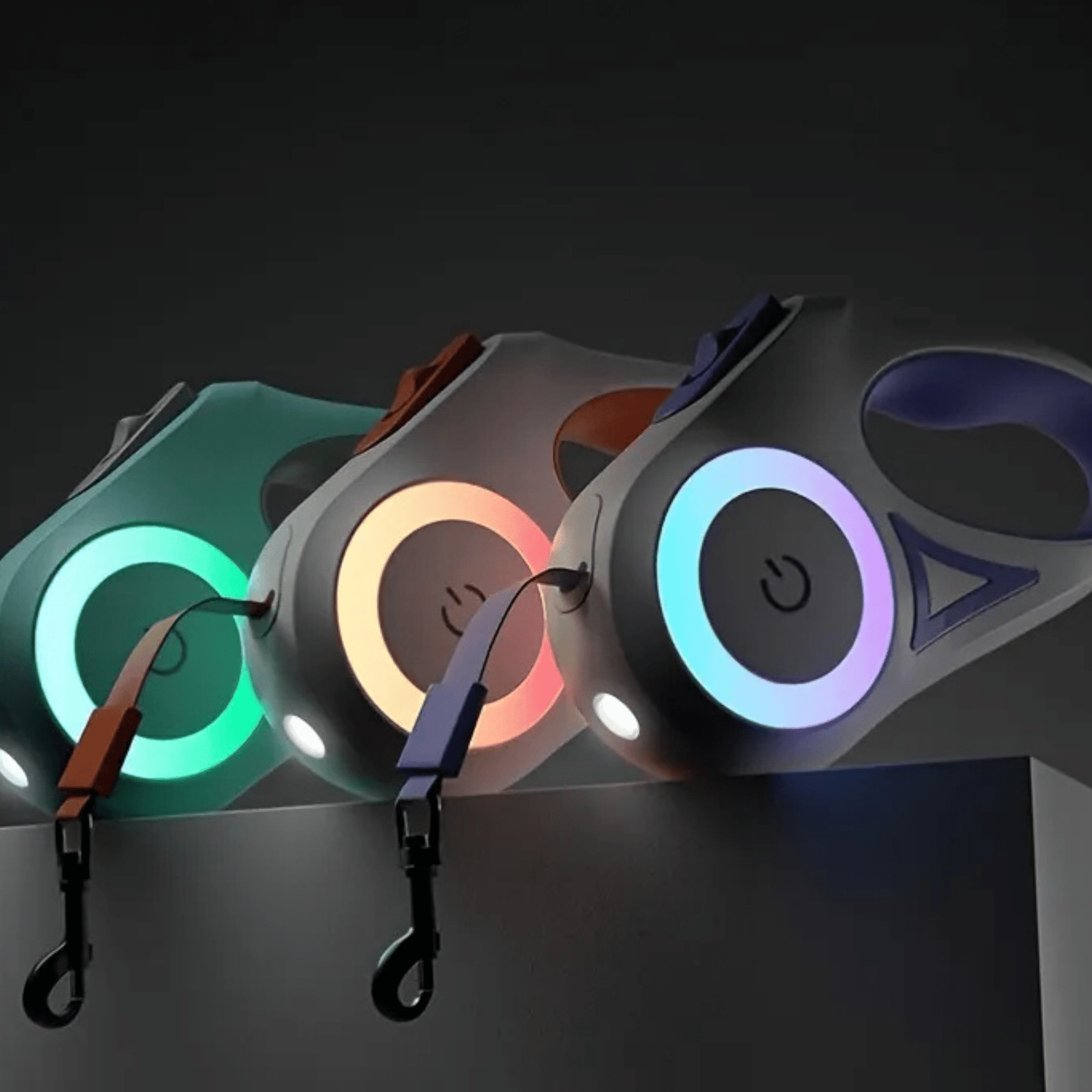 GlowTrek - LED Veiligheids Hondenriem - Mivero