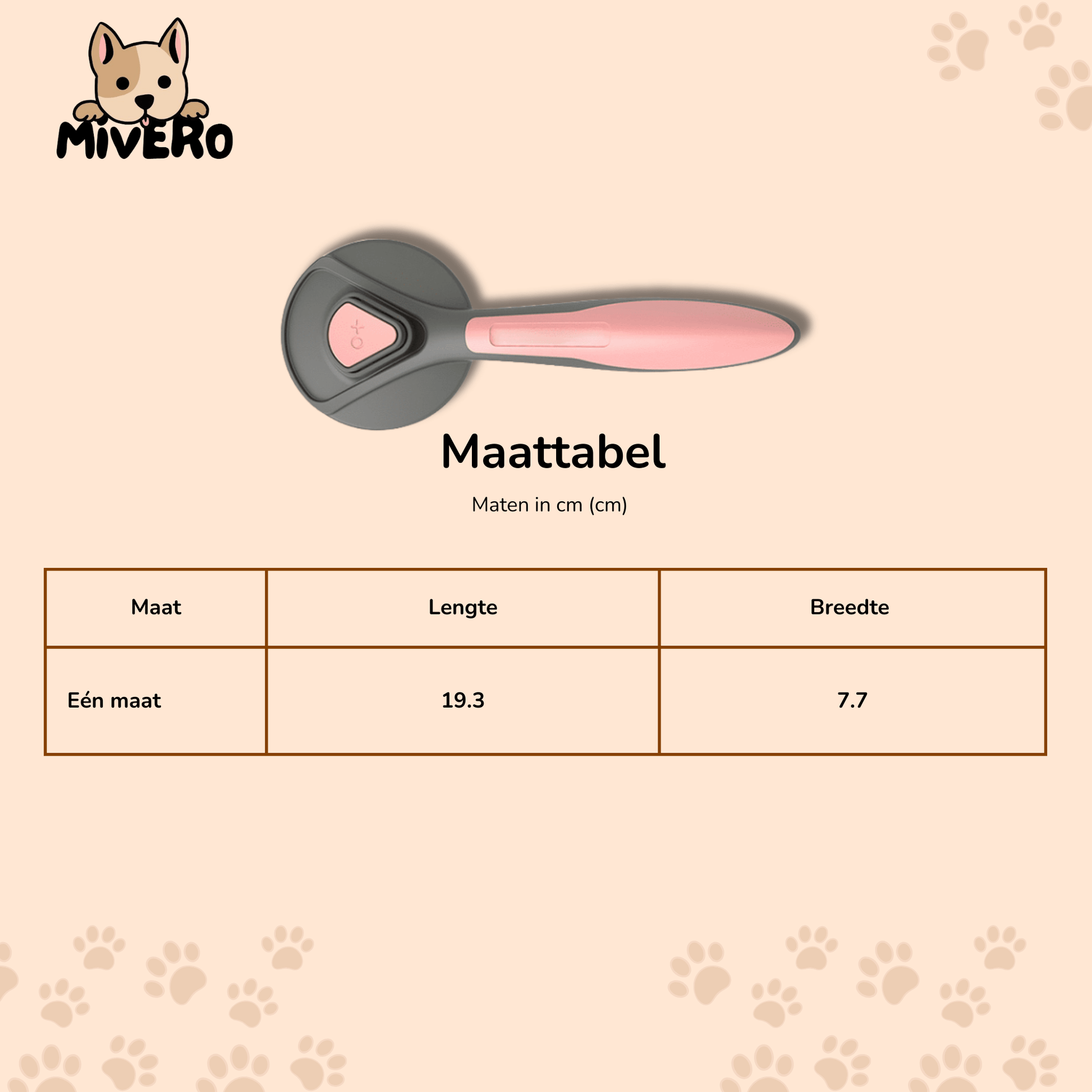 Groomzy - Haarverwijderende Kattenborstel - Mivero