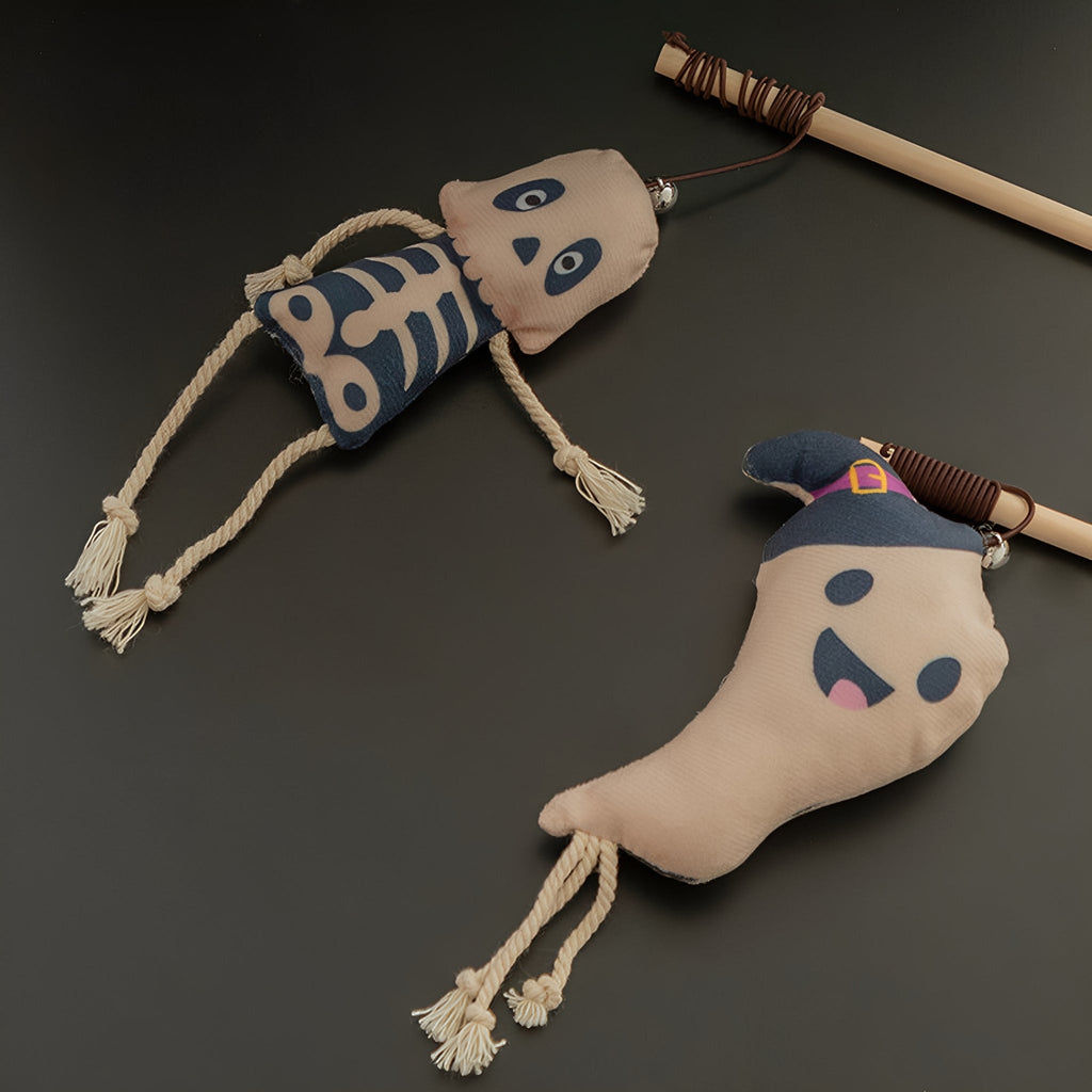 HallowHug - Kattenhengel Halloween Interactief Speeltje - Mivero