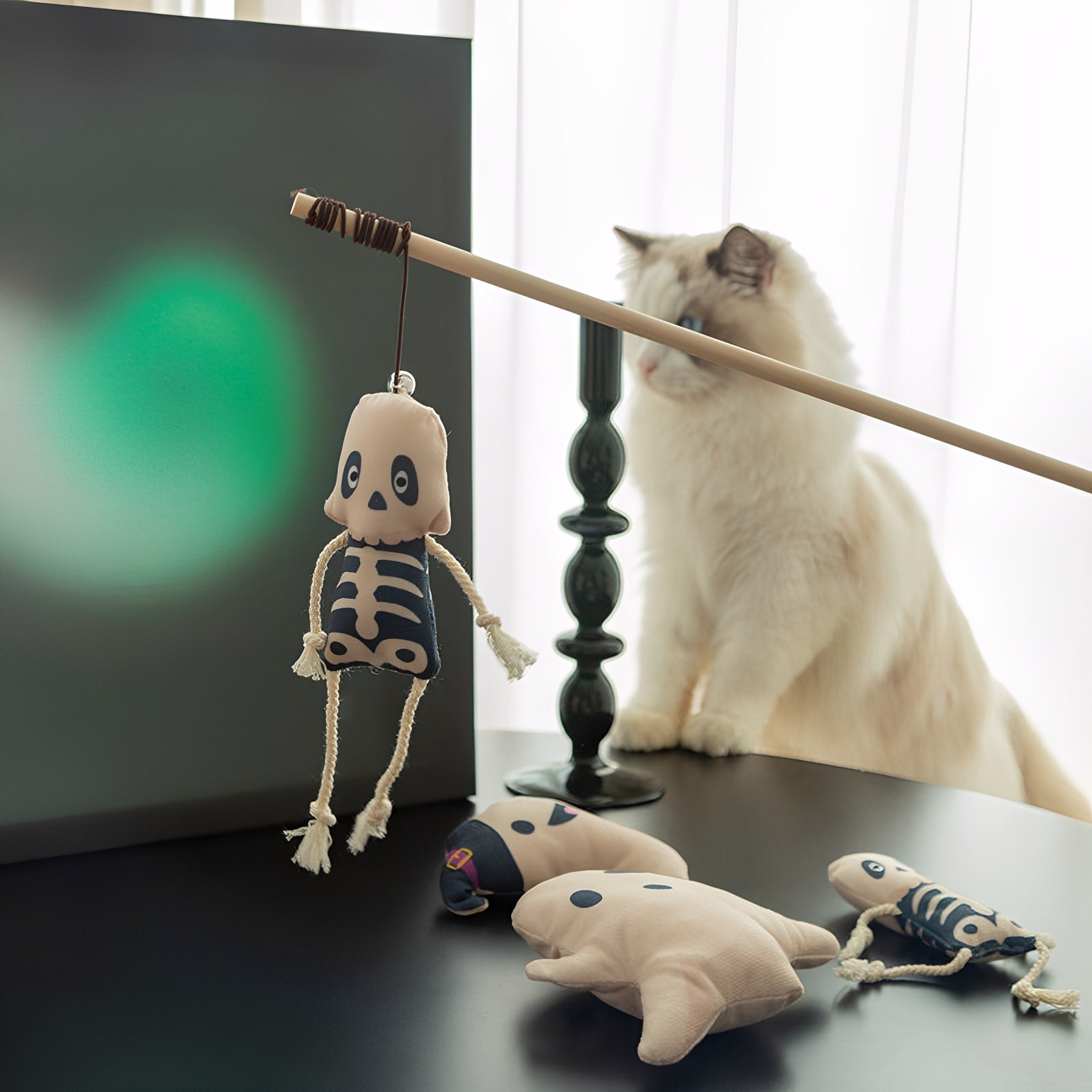 HallowHug - Kattenhengel Halloween Interactief Speeltje - Mivero